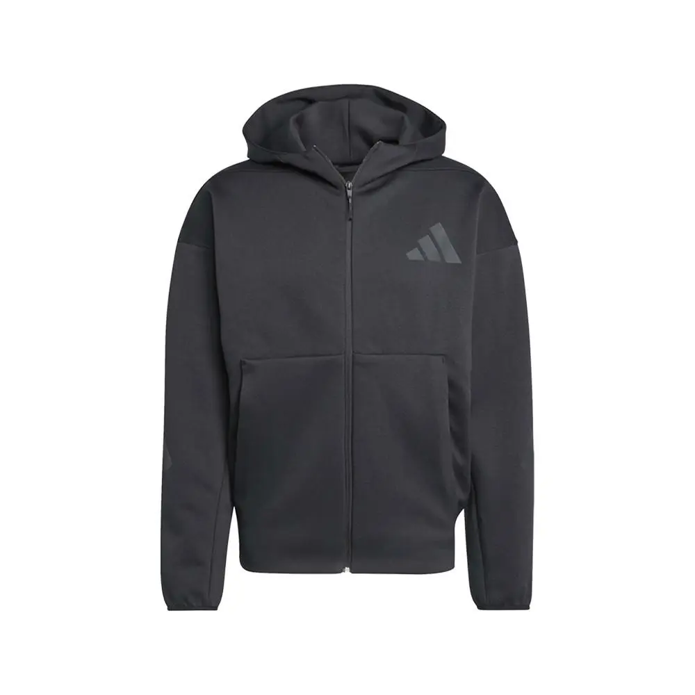 Adidas Z.n.e. Fullzip Hooded Track Jacket Mens Black Casual Outerwear SB1158-JE7