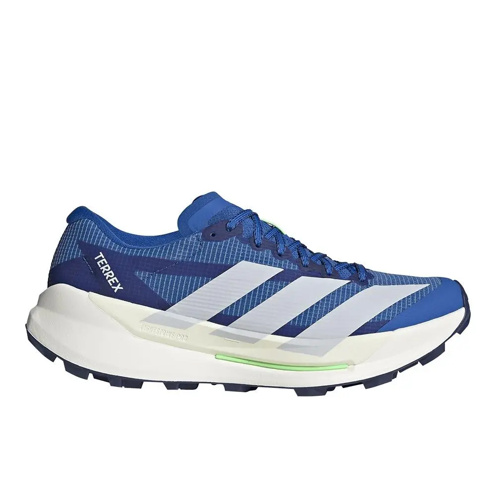 Adidas Terrex Agravic Tt Trail Running Mens Blue Sneakers Athletic Shoes JR9097