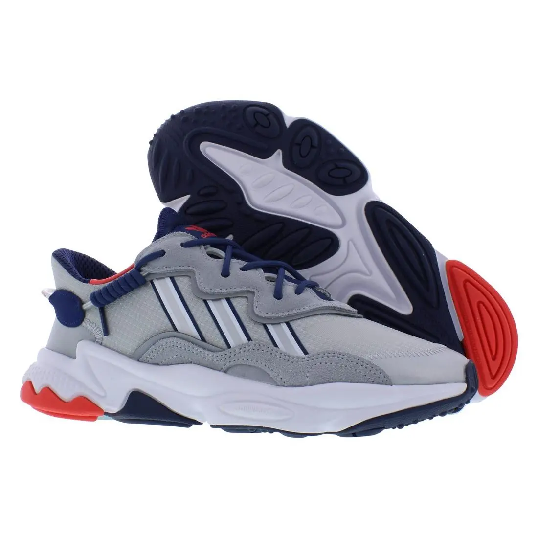 Adidas shoes - Silver/Navy, Main: Silver 4