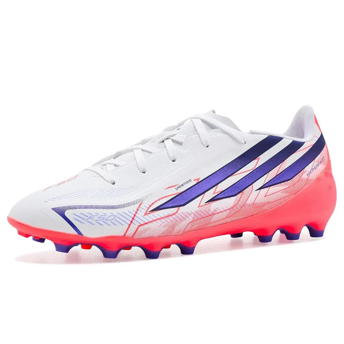 Adidas shoes - White/Solar Purple/Solar Turbo 6