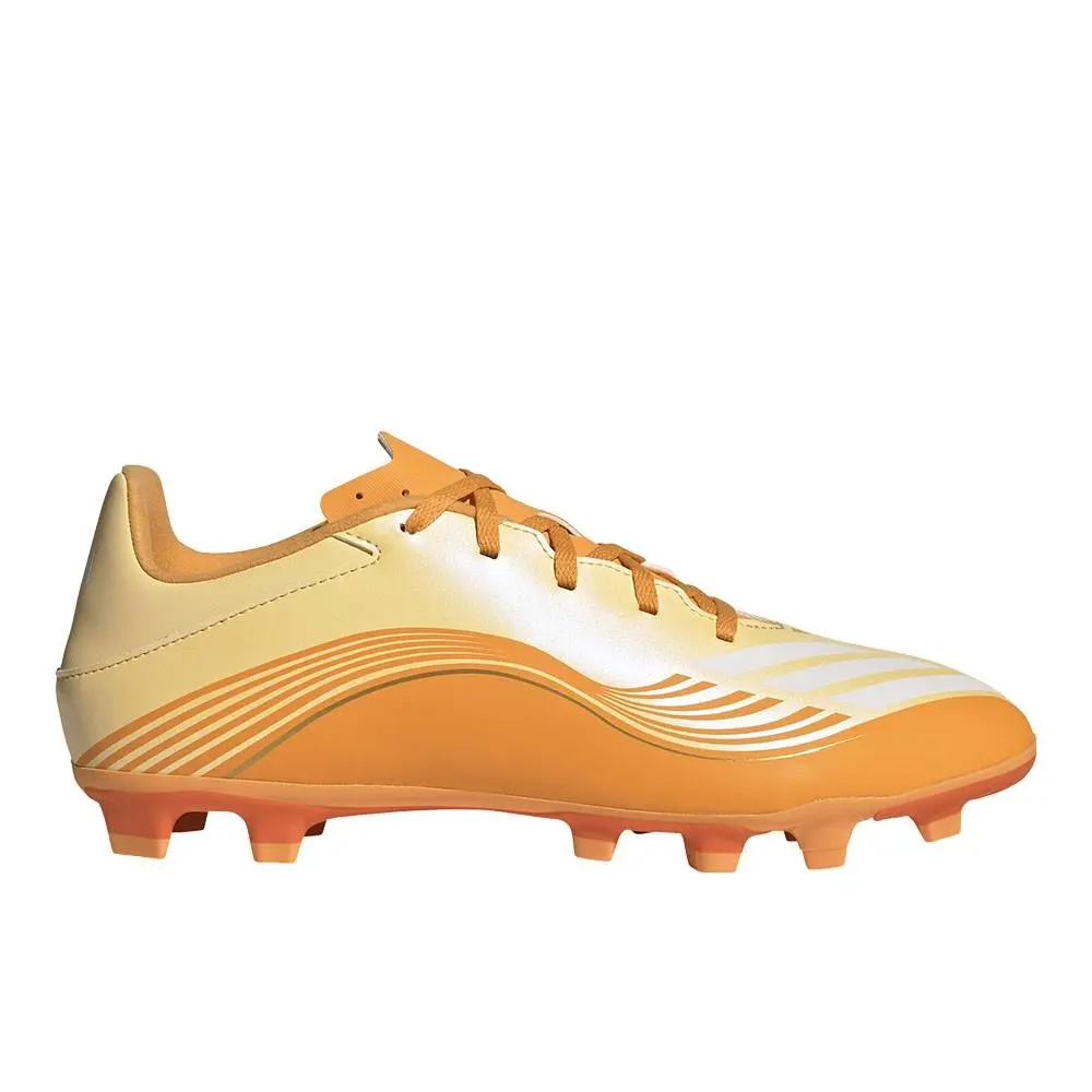 F50 Messi Club Firm Ground Multi Ground Football Unisex Orange Sneakers by Adidas