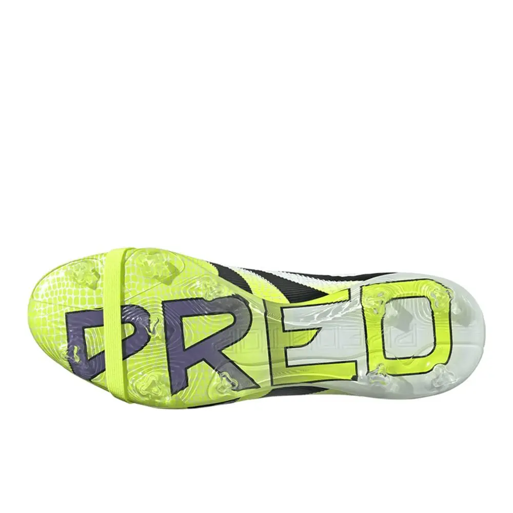 Adidas shoes - adidas Predator Pro FoldOver Tongue Firm Ground - JS4071 - White, Yellow 11