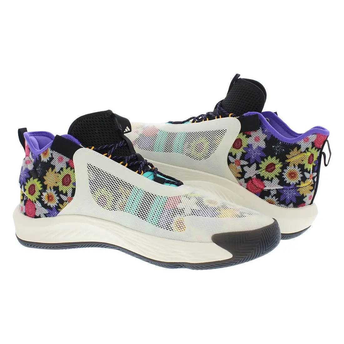 Adidas shoes - Cloud White/Core Black/Purple, Full: Cloud White/Core Black/Purple 1