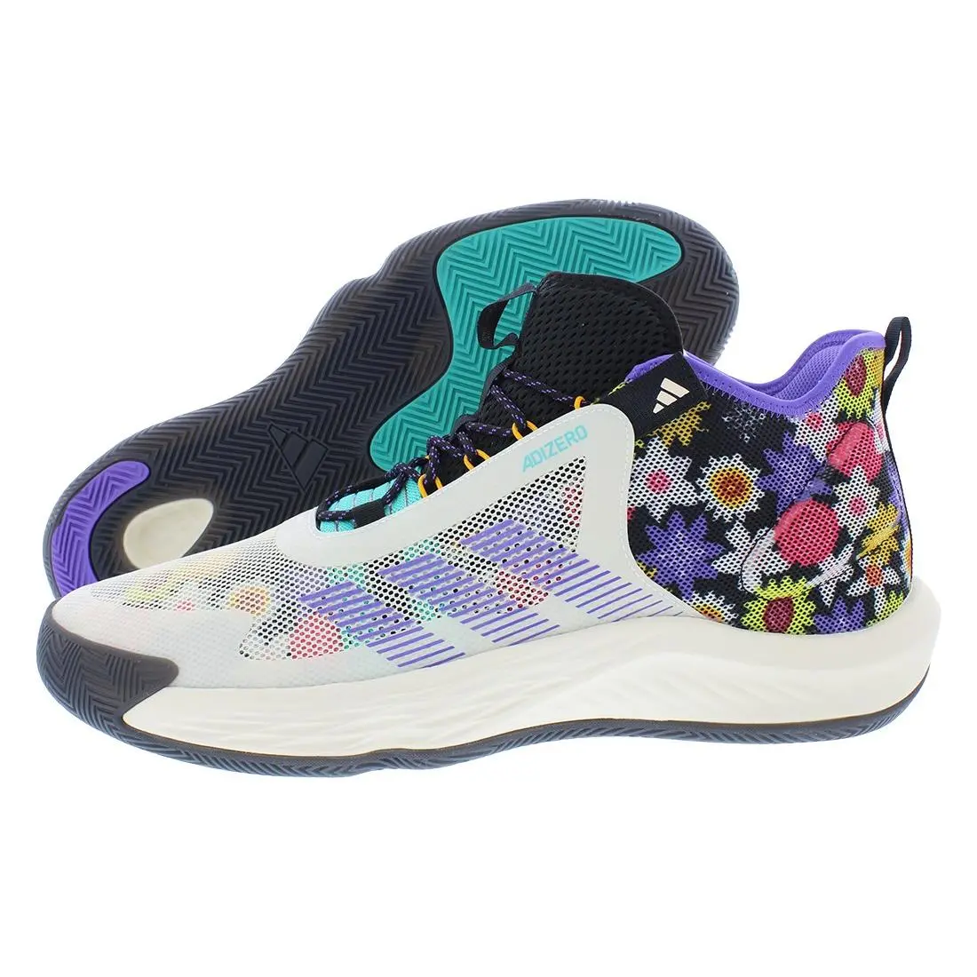 Adidas shoes - Cloud White/Core Black/Purple, Full: Cloud White/Core Black/Purple 3