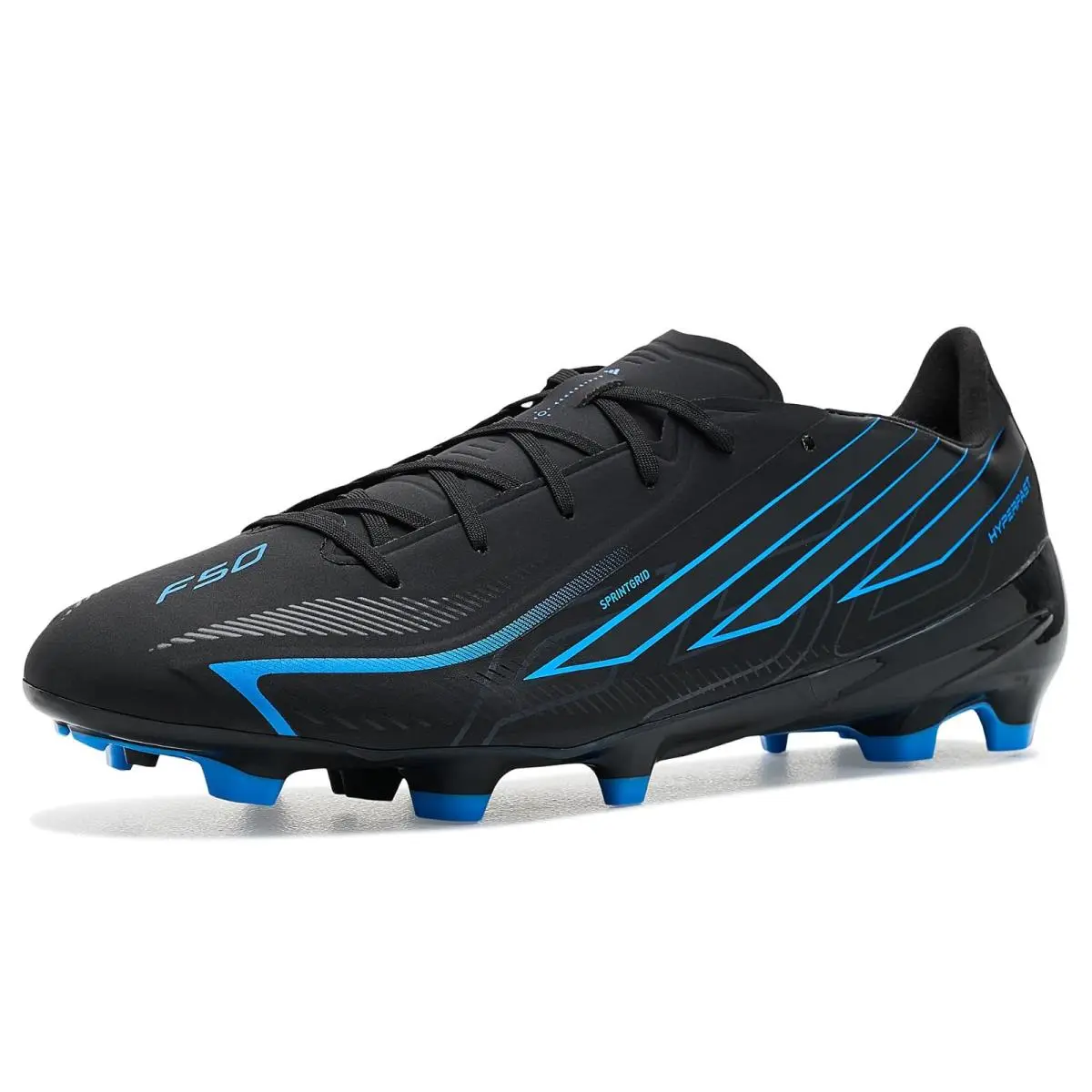 Adidas shoes - Black/Black/Lucid Ray Blue 6