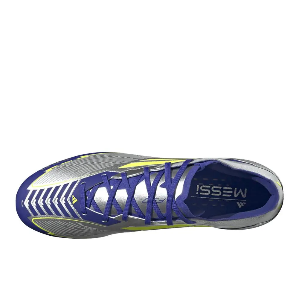 Adidas shoes - adidas F50 Pro Messi Firm Ground - JR8023-A - Silver 2