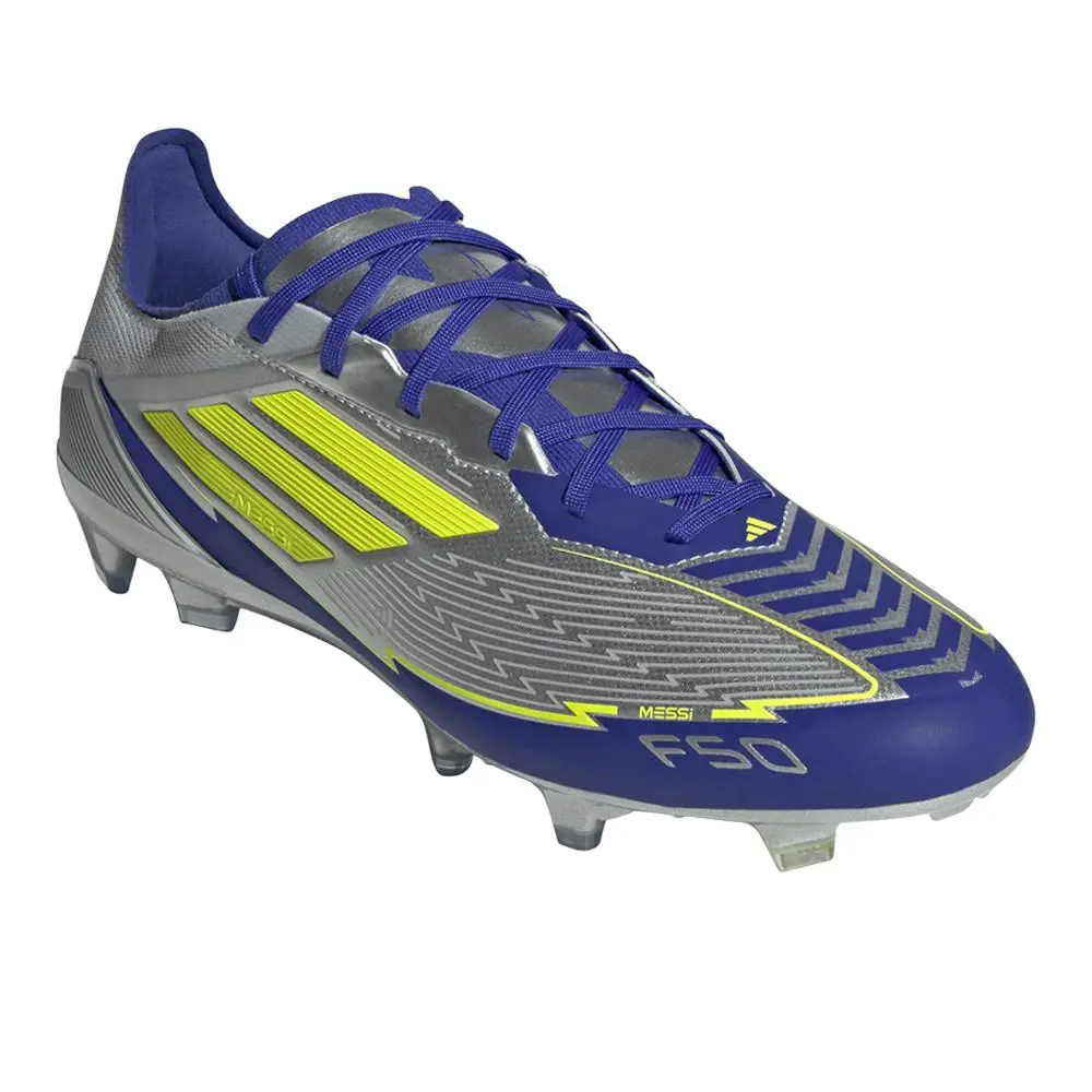 Adidas shoes - adidas F50 Pro Messi Firm Ground - JR8023-A - Silver 6
