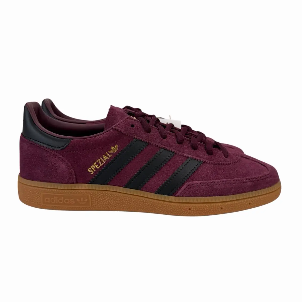 Handball Spezial Maroon Core Black Gold Shoes JR3848 Men`s Sizes 9 - 13 by Adidas