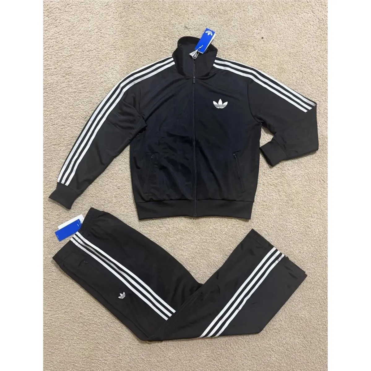 Originals Firebird Womens Tracksuit Loose Fit Lucid Pink or Black Black by Adidas
