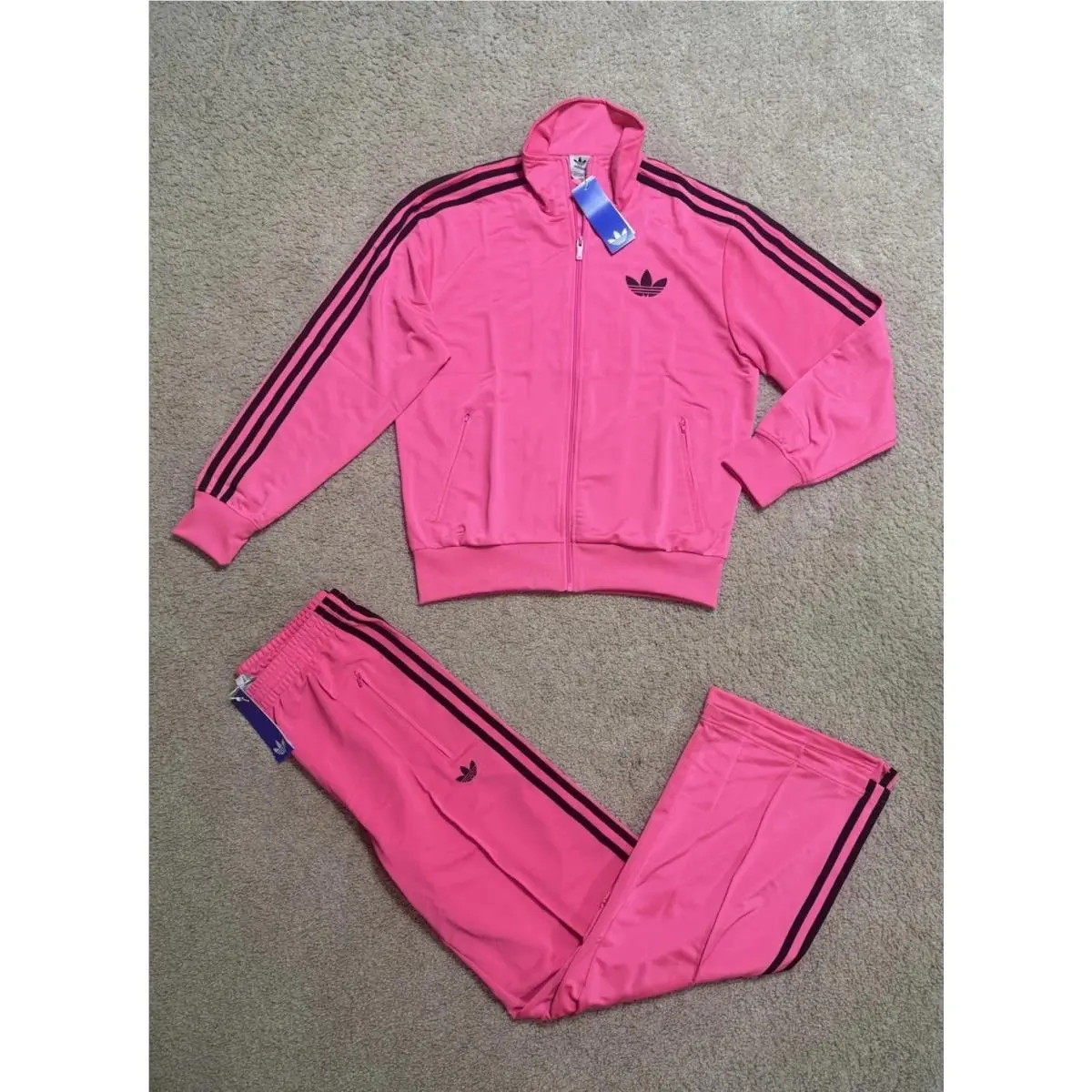 Originals Firebird Womens Tracksuit Loose Fit Lucid Pink or Black Lucid Pink by Adidas