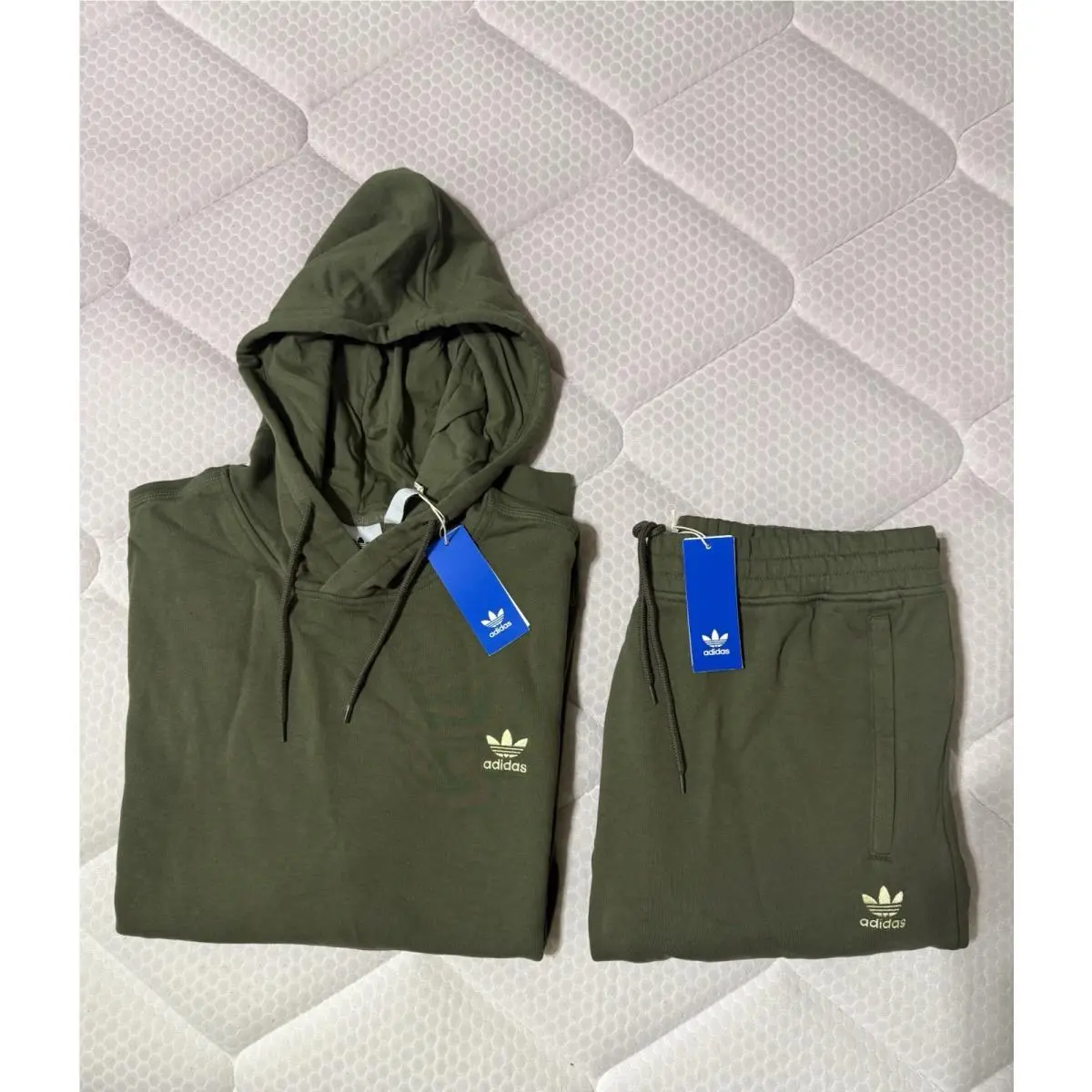 Originals Tracksuit Mens Olive 2 Piece Set Sweatsuit Size 2XL by Adidas