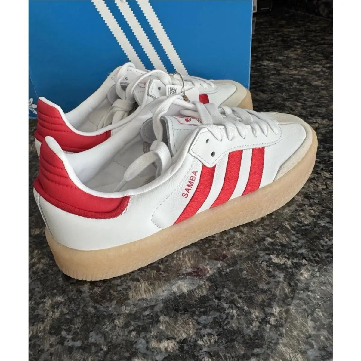 Adidas shoes - adidas Sambae - Sambae - ID0438 - White/Scarlet Red 2