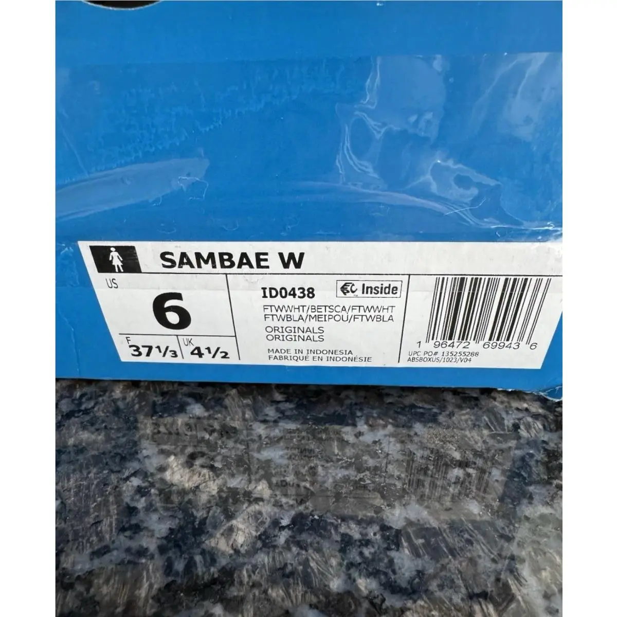 Adidas shoes - adidas Sambae - Sambae - ID0438 - White/Scarlet Red 5