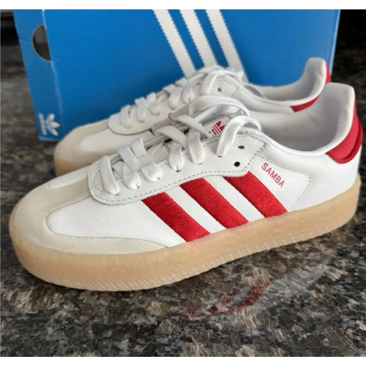 Adidas shoes - adidas Sambae - Sambae - ID0438 - White/Scarlet Red 11