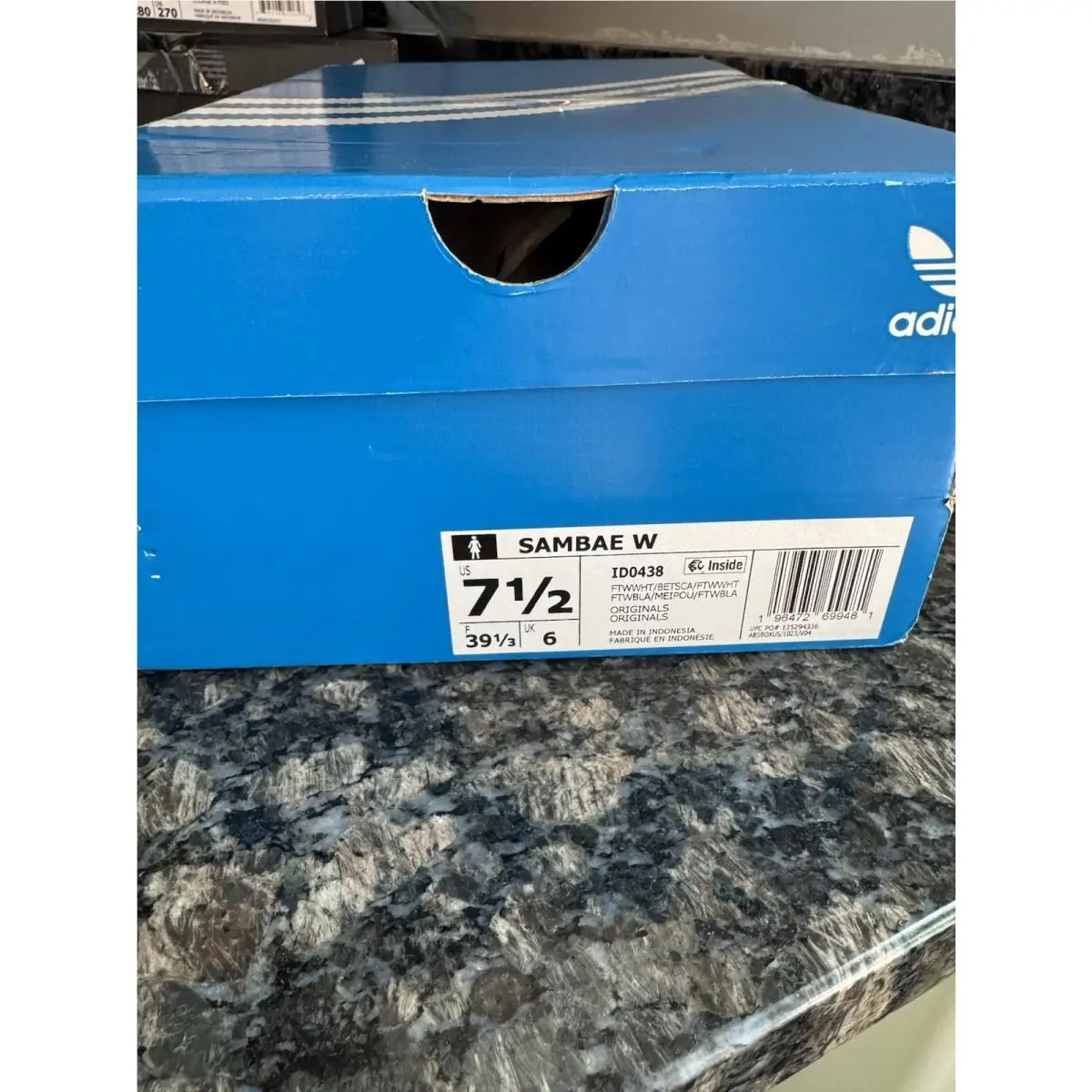 Adidas shoes - adidas Sambae - Sambae - ID0438 - White/Scarlet Red 19