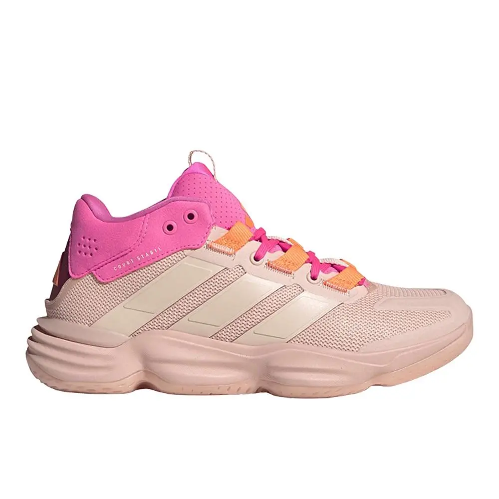 Adidas Court Stabil Indoor Womens Pink Sneakers Athletic Shoes SB1158-JR9543