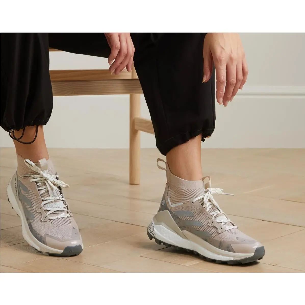 Adidas shoes - and wander x adidas TERREX Free Hiker - HQ1443 - Wonder Taupe / Matte Silver / Olive Strata / White 17