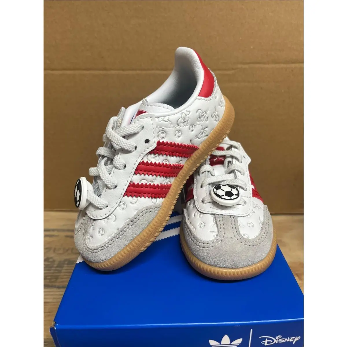 IH1754 Size 5C-3Y  Disney Samba OG CF EL I TD PS by Adidas