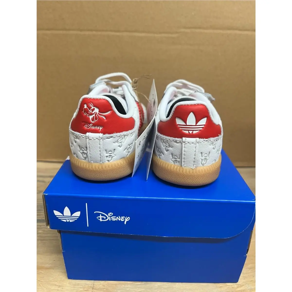 Adidas shoes - WHITE RED 2