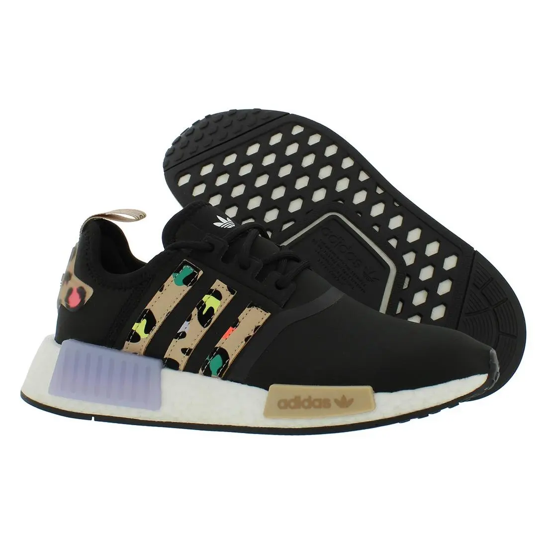 Adidas shoes - Core Black/Pale Nude/Purple Tint, Main: Black 3