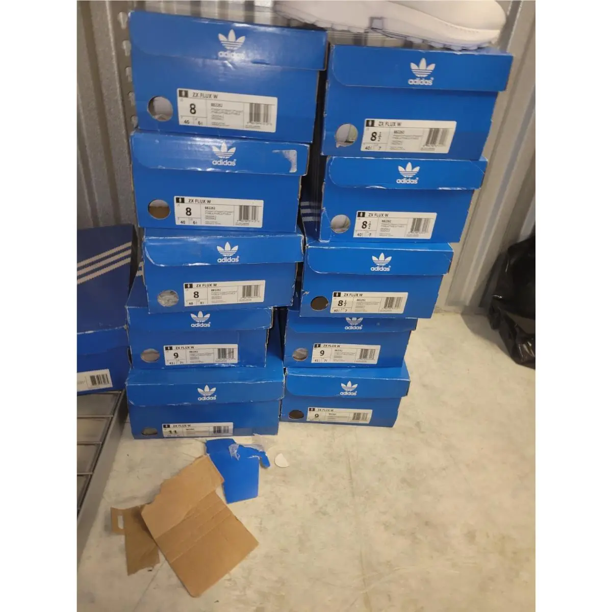Adidas shoes - adidas ZX Flux - Flux - running shoes - WHITE WHITE 6