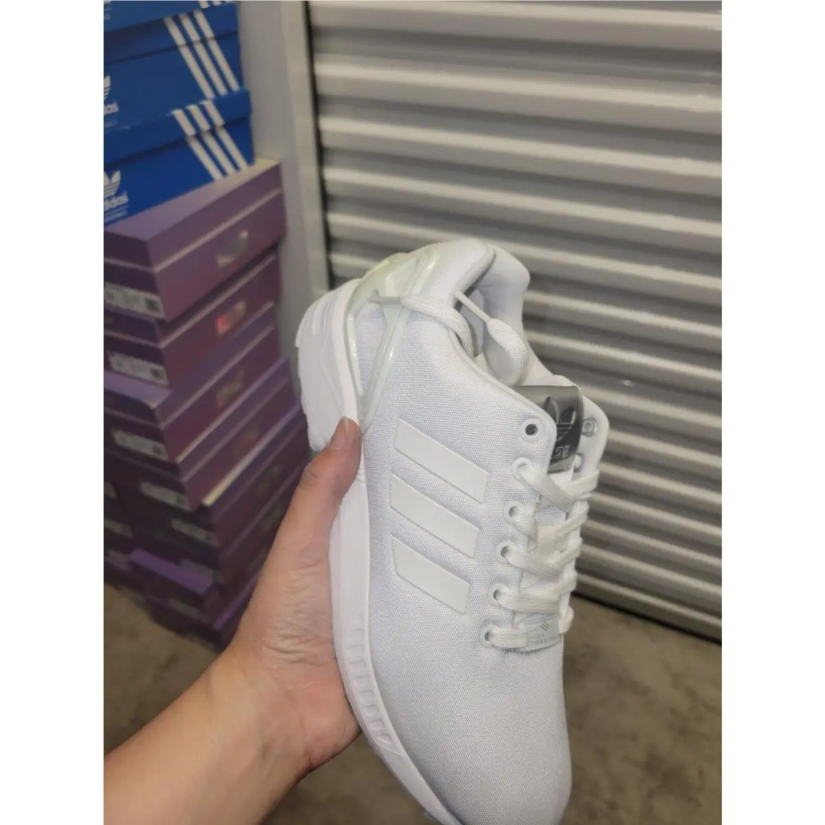 Adidas shoes - adidas ZX Flux - Flux - running shoes - WHITE WHITE 17