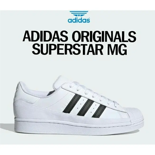 Superstar MG Shoes FV3029 Cloud White / Core Black / Crystal Shoes by Adidas
