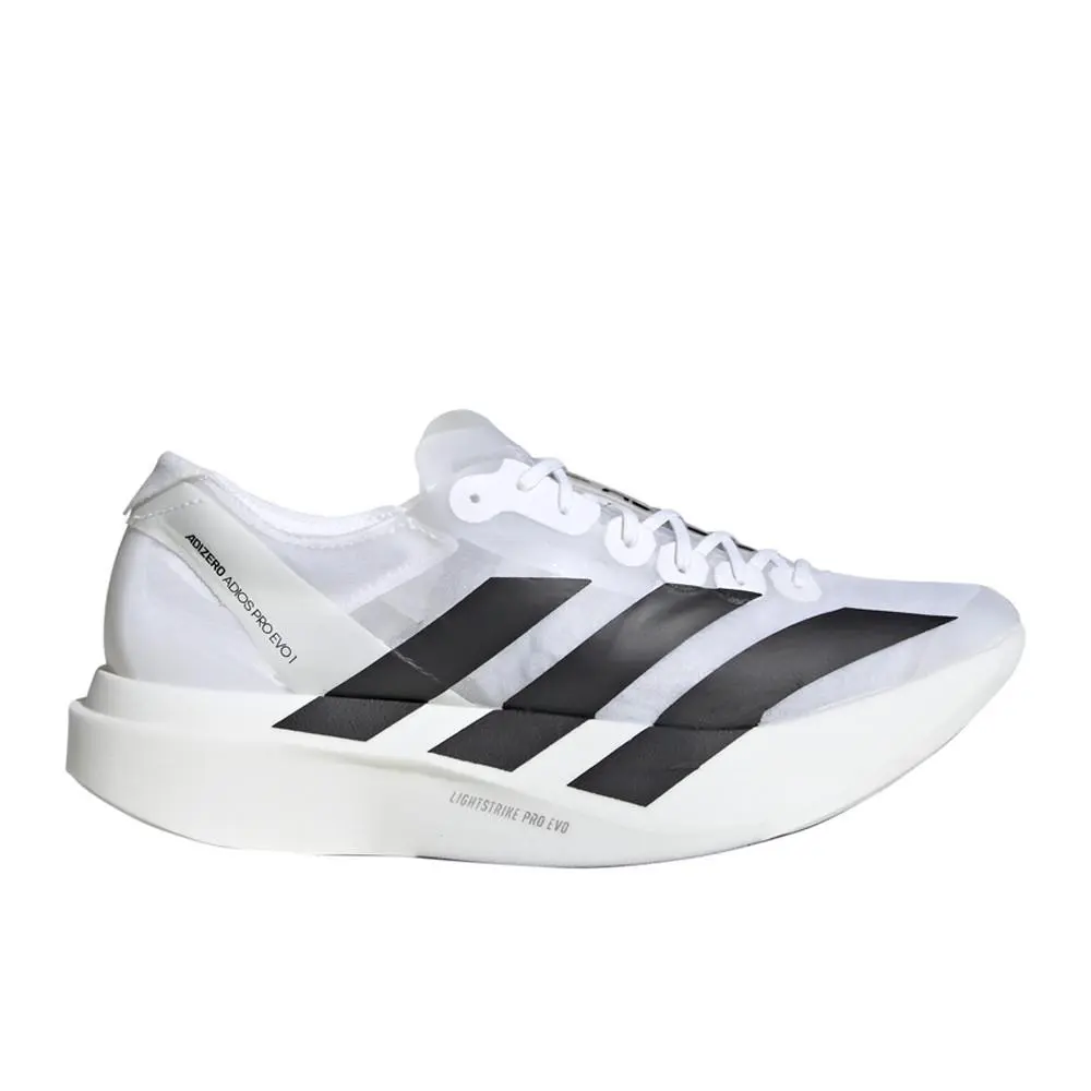 Adizero Adios Pro Evo 1 Mens White Sneakers Athletic Shoes IH5564 by Adidas