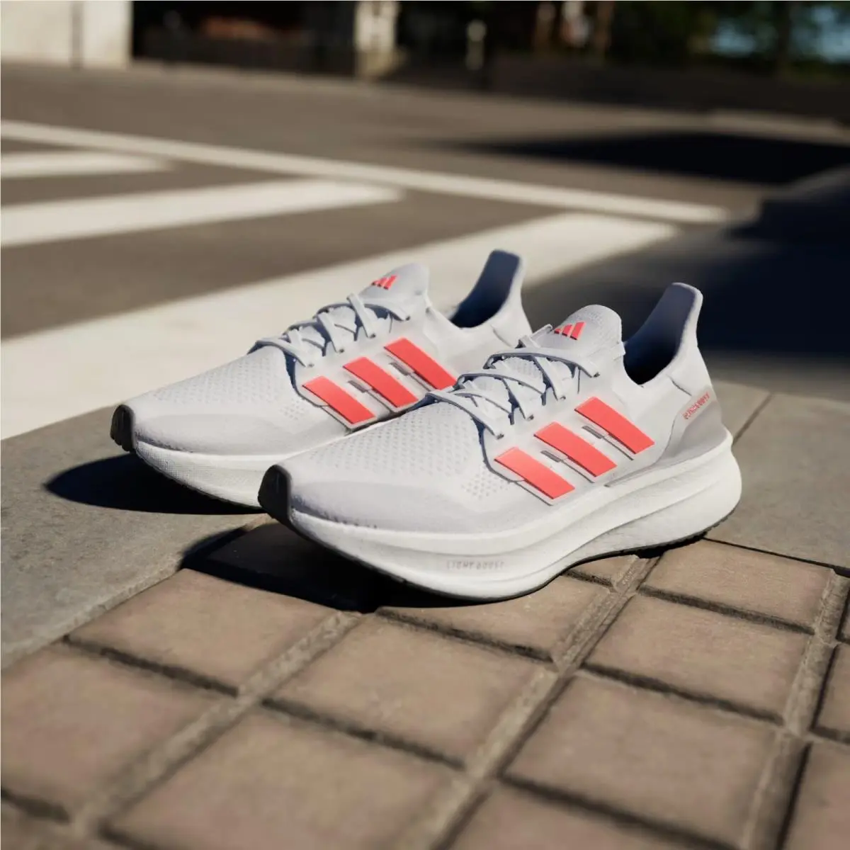 Adidas shoes - adidas UltraBoost 5 - UltraBoost - ID8818 - WHITE/RED/SILVER 9