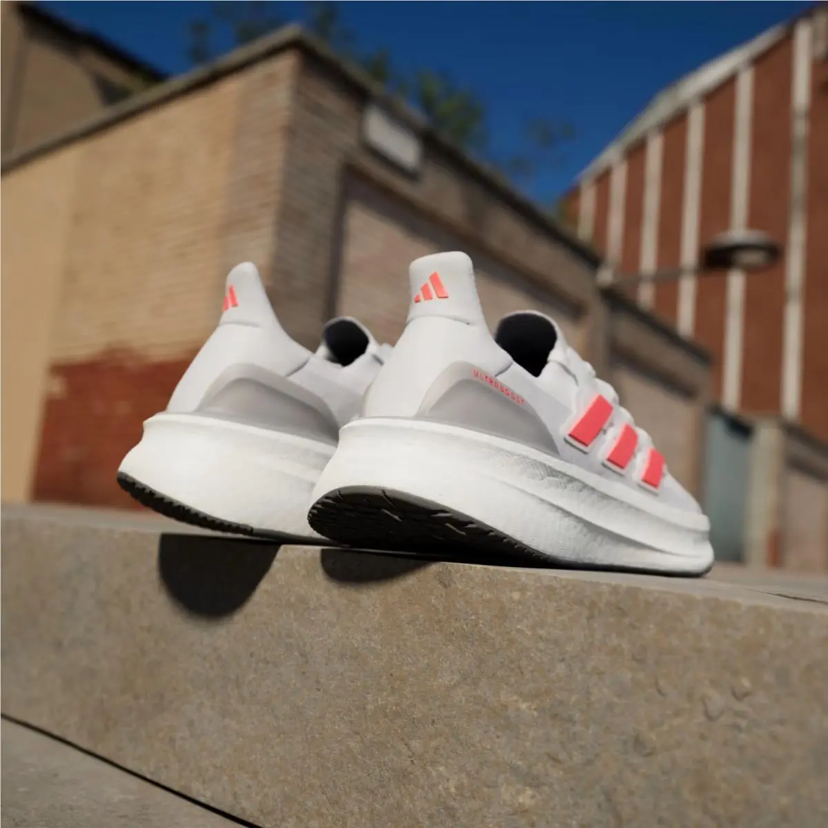 Adidas shoes - adidas UltraBoost 5 - UltraBoost - ID8818 - WHITE/RED/SILVER 10