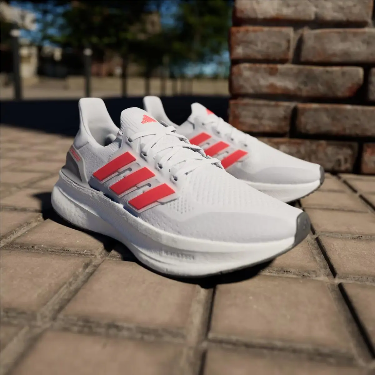Adidas shoes - adidas UltraBoost 5 - UltraBoost - ID8818 - WHITE/RED/SILVER 12