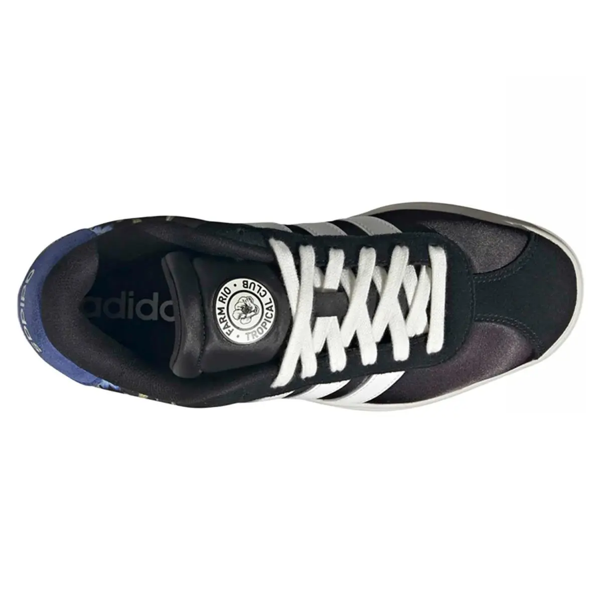 Adidas shoes - Black/White Floral Print 1