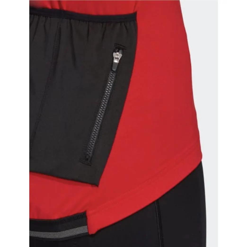 Adidas clothing - ADIDAS Climaheat Triathlon Cycling Red Black Winter L/S Jersey - BR9935 - Red 9