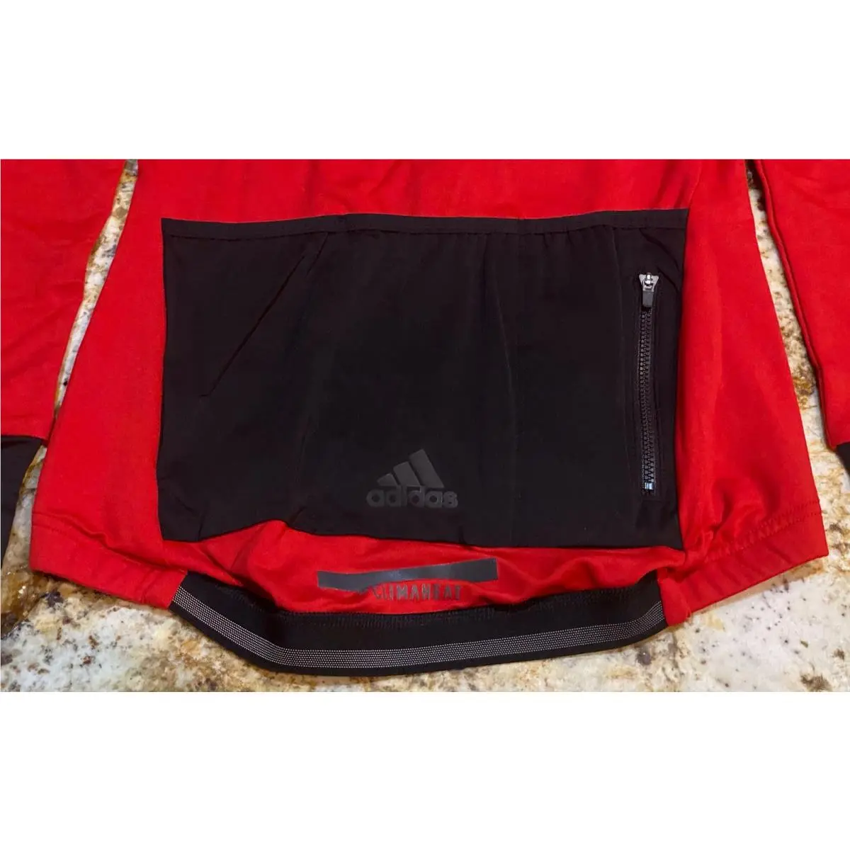 Adidas clothing - ADIDAS Climaheat Triathlon Cycling Red Black Winter L/S Jersey - BR9935 - Red 5