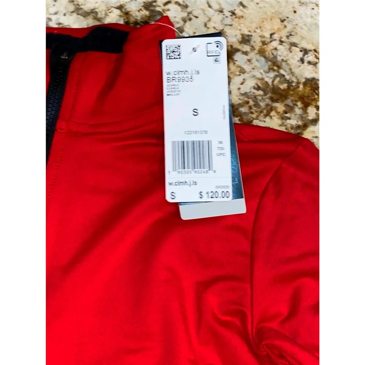 Adidas clothing - ADIDAS Climaheat Triathlon Cycling Red Black Winter L/S Jersey - BR9935 - Red 6