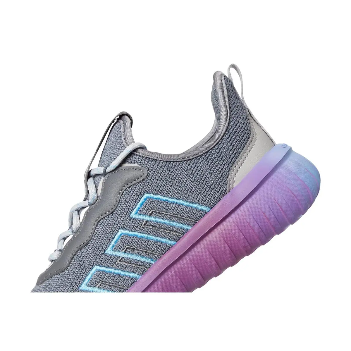 Adidas shoes - Grey/Semi Blue Burst/Purple Burst 4