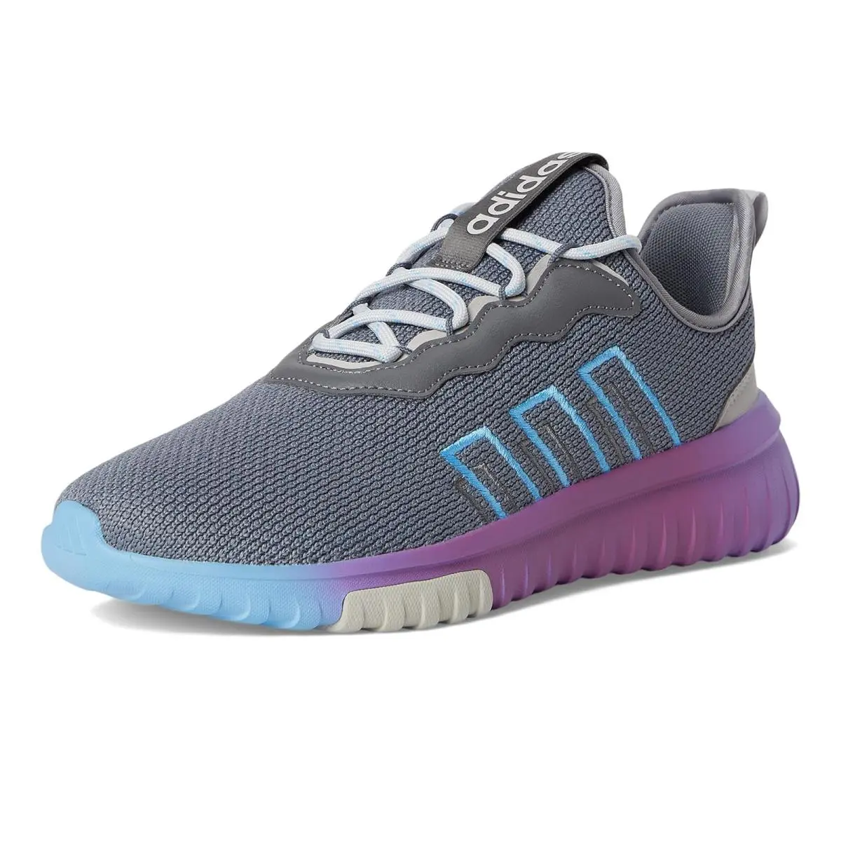 Adidas shoes - Grey/Semi Blue Burst/Purple Burst 5