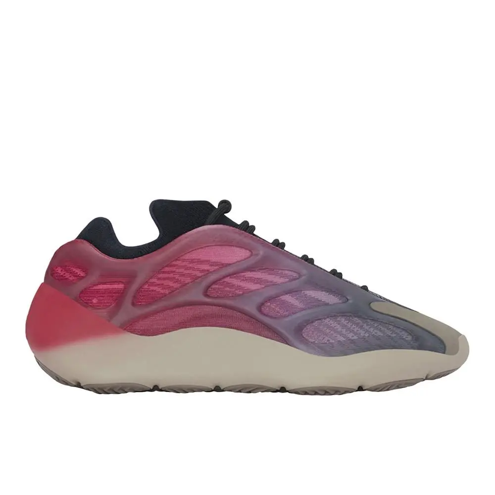 Adidas Yeezy 700 V3 Mens Purple Red Sneakers Casual Shoes GW1814 - Purple, Red
