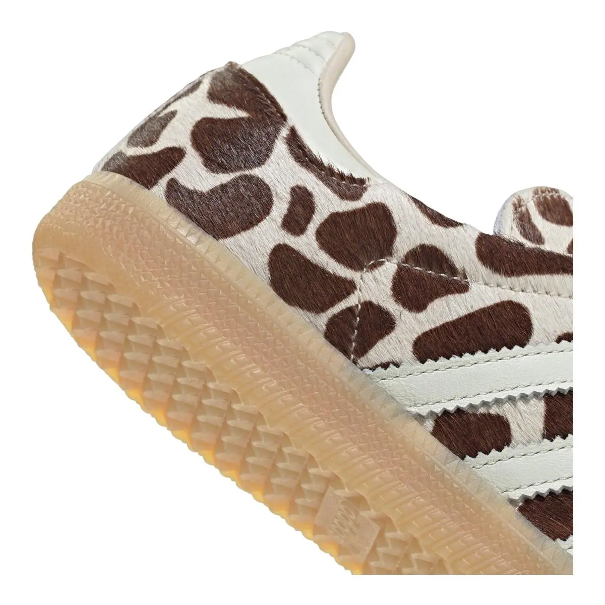 Adidas shoes - Samba Og - Samba - KI6669 - (Fuzzy Giraffe) Crystal Linen/Ivory/Brown/Gum 5
