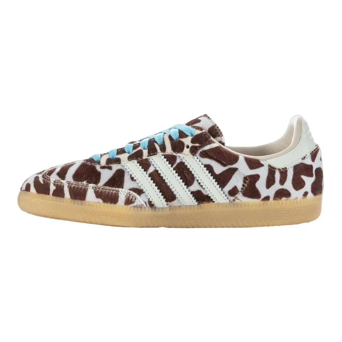Adidas shoes - Samba Og - Samba - KI6669 - (Fuzzy Giraffe) Crystal Linen/Ivory/Brown/Gum 8