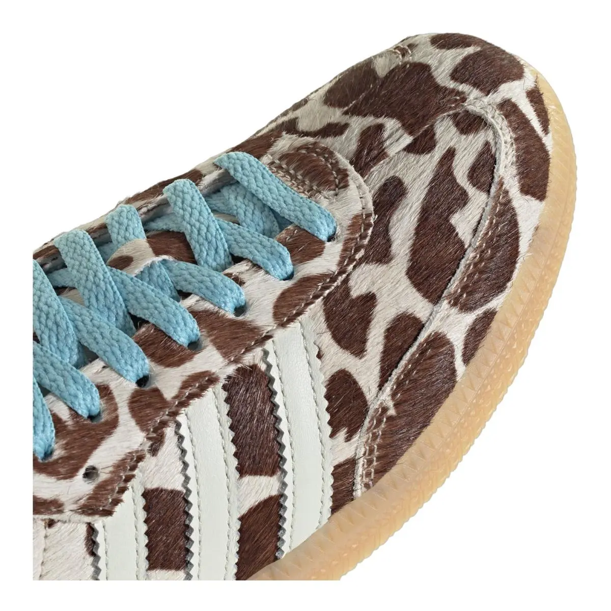 Adidas shoes - Samba Og - Samba - KI6669 - (Fuzzy Giraffe) Crystal Linen/Ivory/Brown/Gum 12