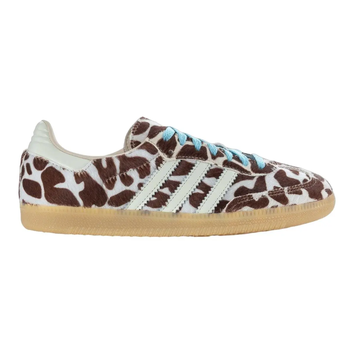 Adidas shoes - Samba Og - Samba - KI6669 - (Fuzzy Giraffe) Crystal Linen/Ivory/Brown/Gum 7