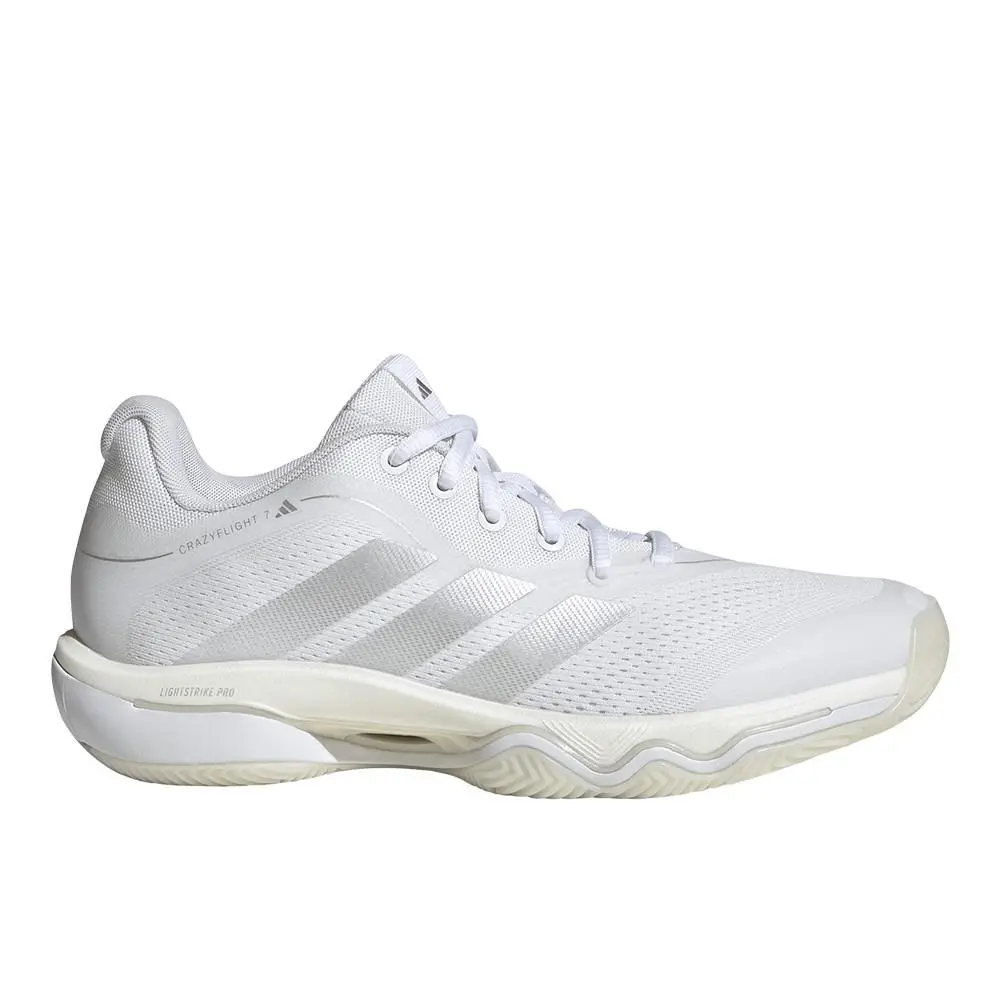 Adidas Crazyflight 7 Womens White Sneakers Athletic Shoes SB1158-KJ1277