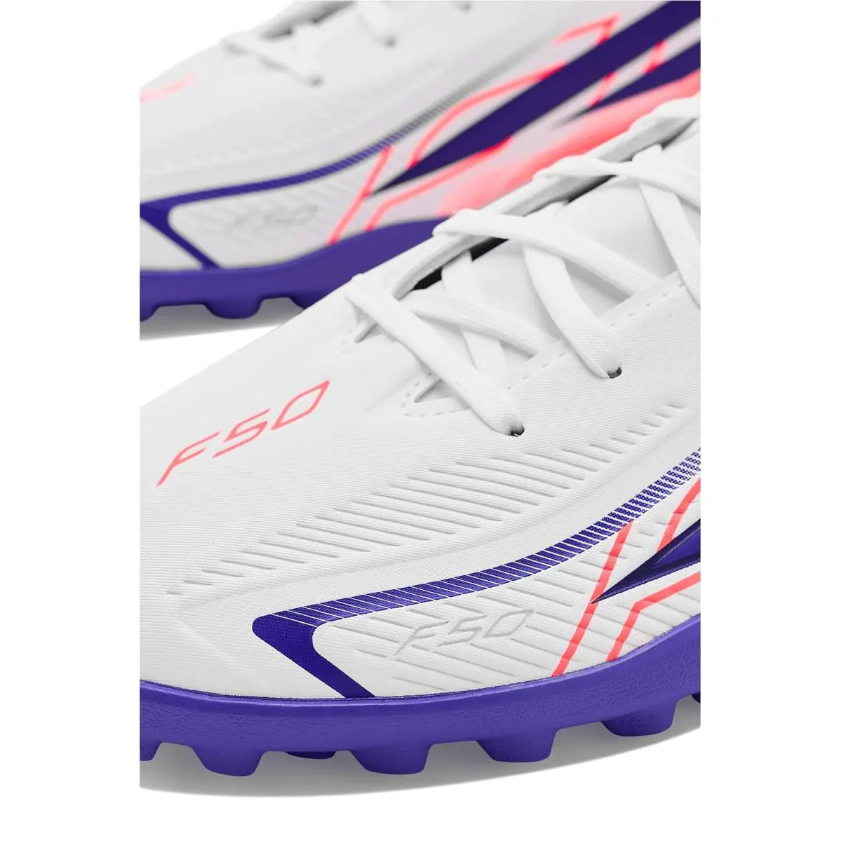 Adidas shoes - White/Solar Purple/Solar Turbo 4