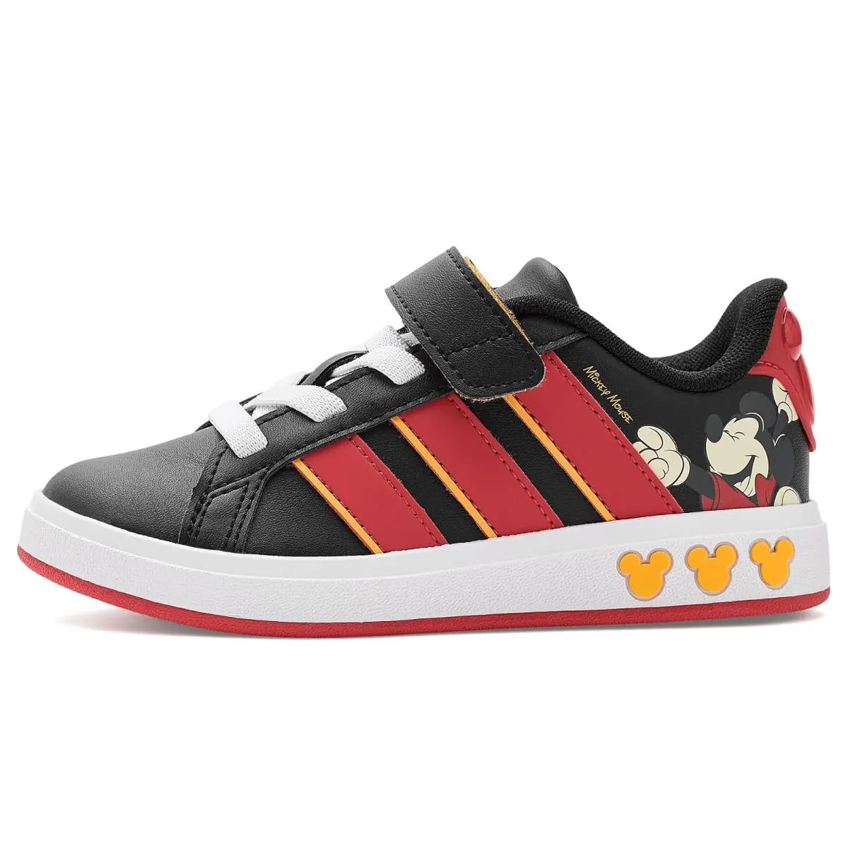 Adidas shoes - Black/Pure Ruby/Crew Yellow 2