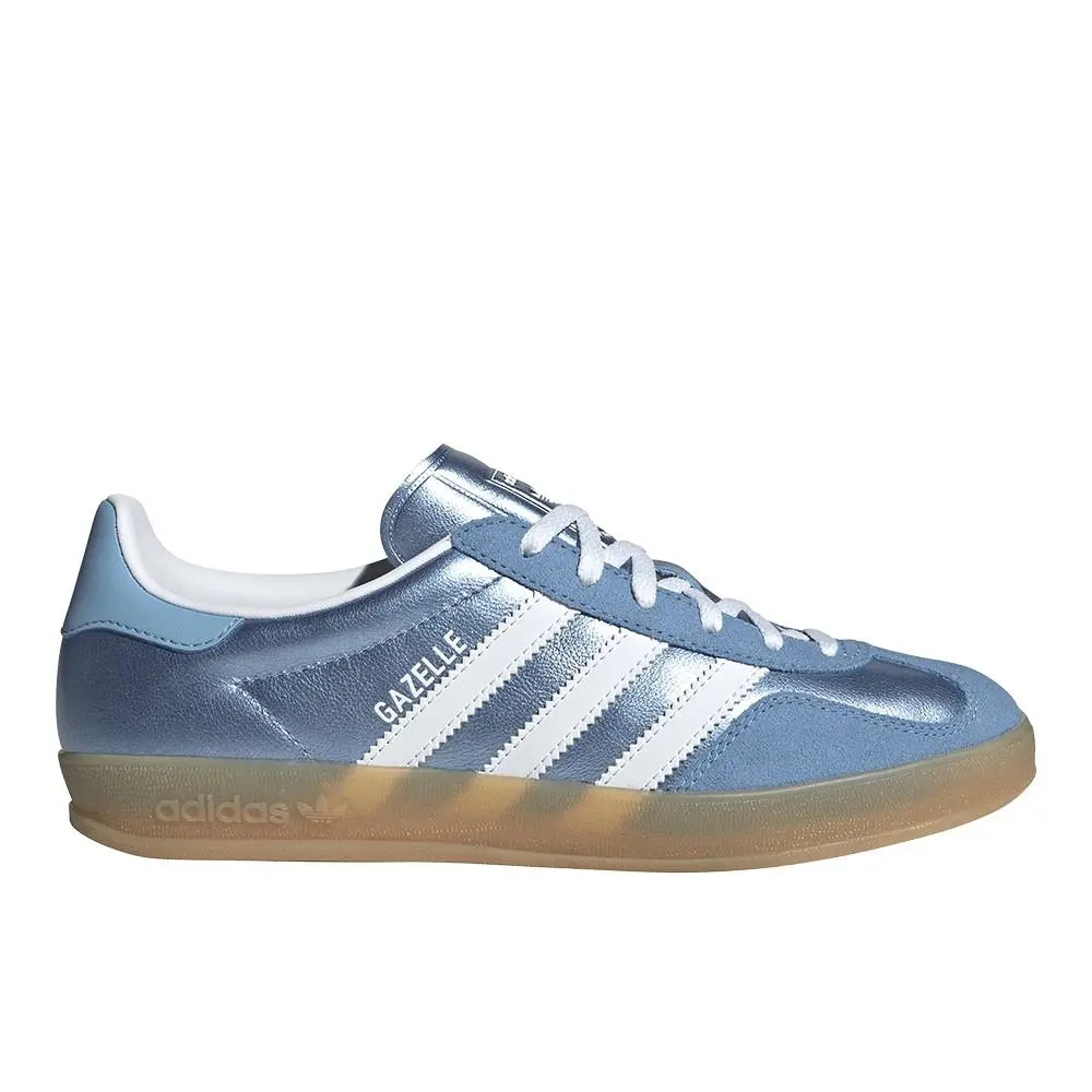 Gazelle Indoor Womens Blue Sneakers Casual Shoes JS1407 by Adidas