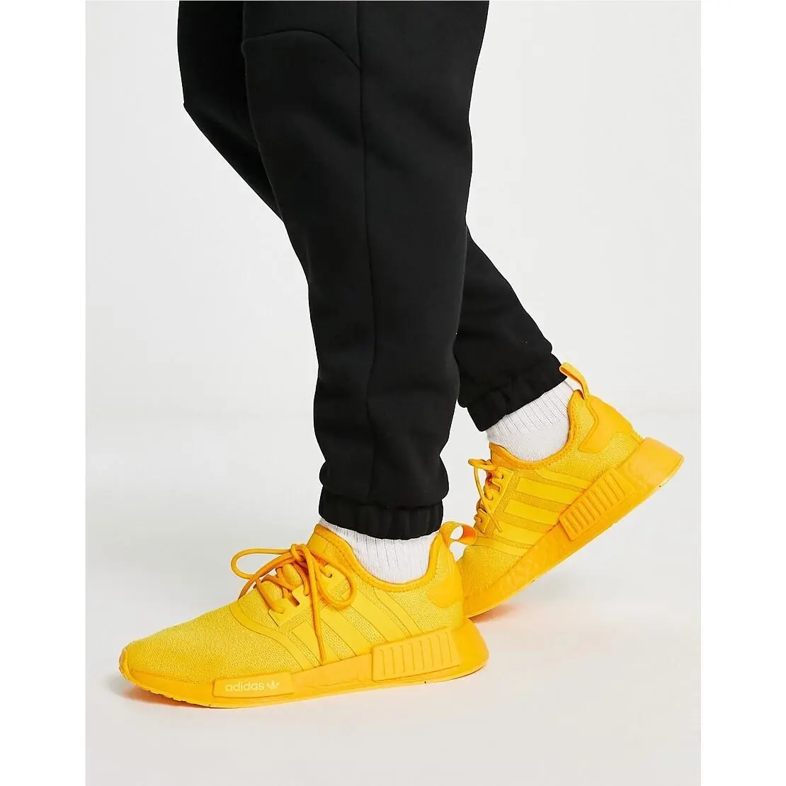 HP7826 Adidas Originals Men`s Nmd R1 Collegiate Gold Yellow Sneakers
