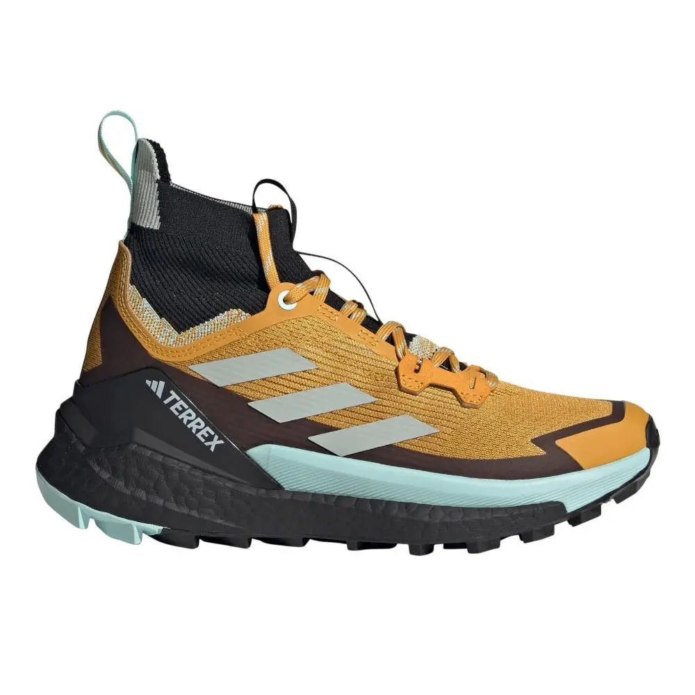 Terrex Free Hiker 2.0 Hiking Womens Yellow Sneakers Athletic Shoes IF492 by Adidas