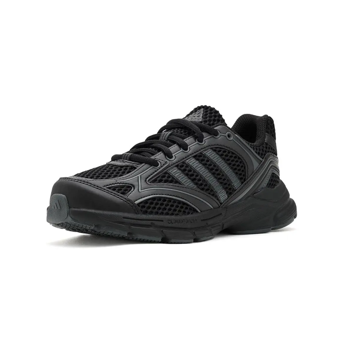 Children Unisex Sneakers Athletic Shoes  Kids Spiritain Big Kid Black/Black/Grey by Adidas