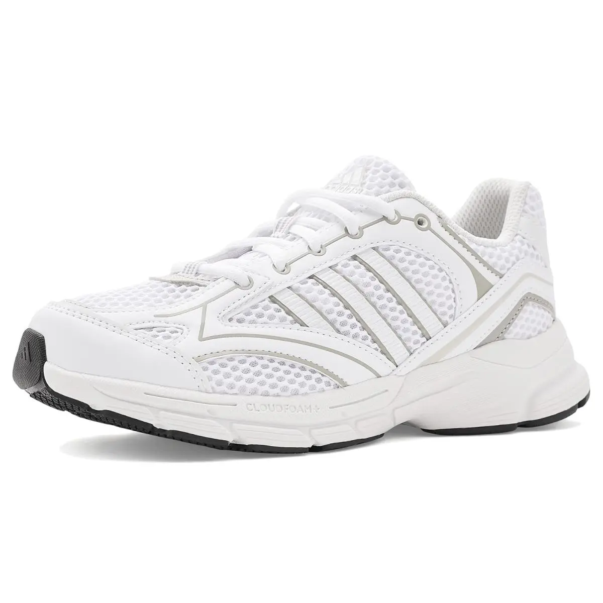 Children Unisex Sneakers Athletic Shoes  Kids Spiritain Big Kid White/White/Grey by Adidas